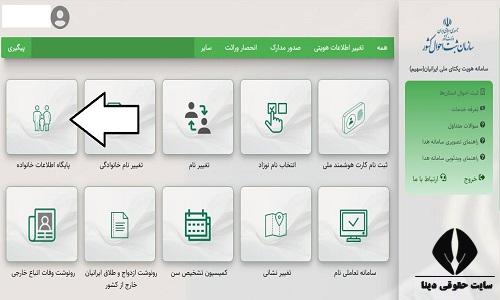 شجره نامه با کد ملی